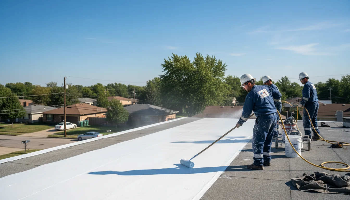 Commercial roof coating in Corning, IA near me